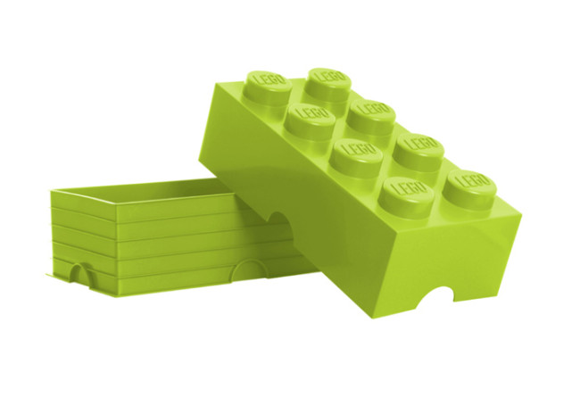 40041220C LEGO Hoiuklots 8 Heleroheline/Lime